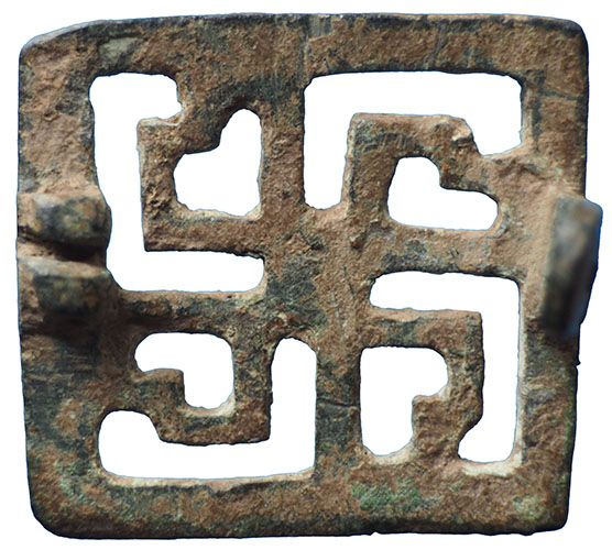 Roman openwork plate brooch, view 2