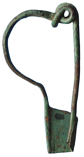 Celtic La Tène III brooch, view 1