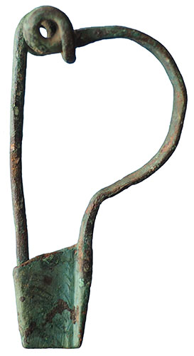 Celtic La Tène III brooch, view 3