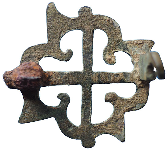 Roman openwork plate brooch, view 2